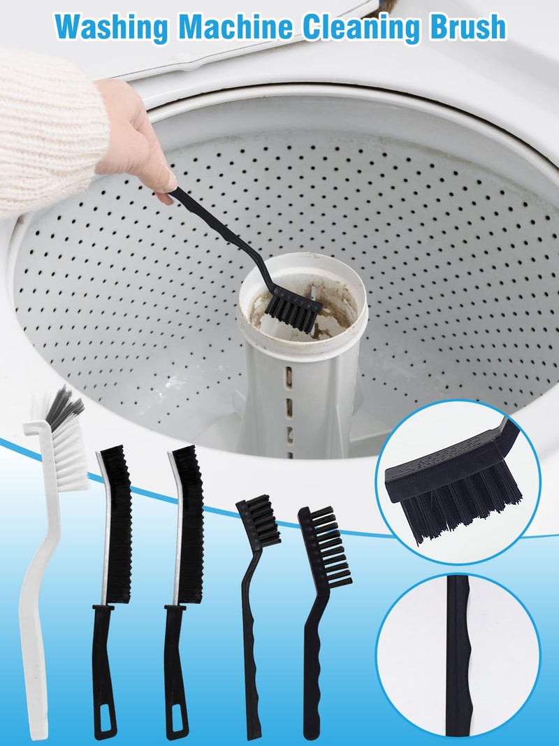 JUNTIANZE 8 Pack Washing Machine Cleaning Brush Kits, Front Load Washer Cleaner Tools Accessories, for Tight Spaces and Washing Machine Rubber Seals - Image 3